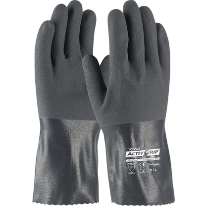 Towa 56-AG586 – Nitrile Coated Glove with Cotton Liner and MicroFinish Grip - 12"