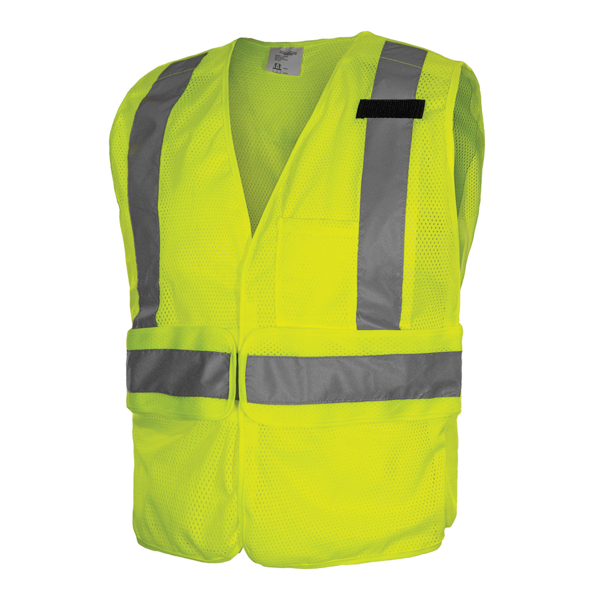 PIP Reflective Apparel 572ET ANSI Type R Class 2 Breakaway Mesh Vest with Adjustable Side Wrap Closure