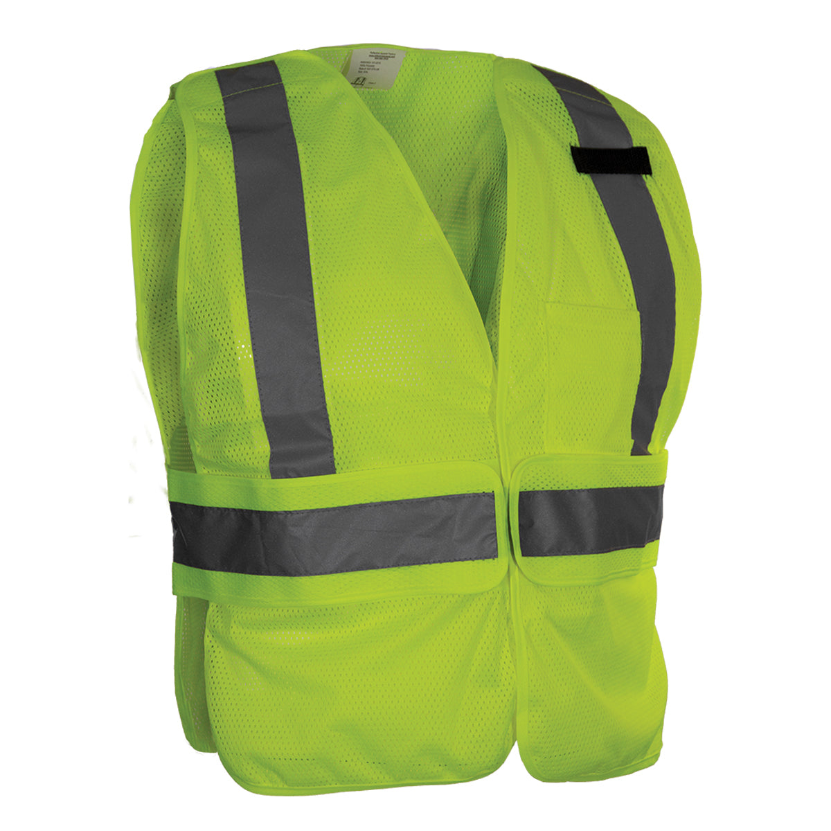PIP Reflective Apparel 572ET ANSI Type R Class 2 Breakaway Mesh Vest with Adjustable Side Wrap Closure