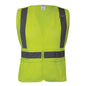 PIP Reflective Apparel 572ET ANSI Type R Class 2 Breakaway Mesh Vest with Adjustable Side Wrap Closure