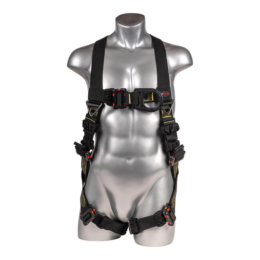 KStrong® Kapture™ Element Arc Flash Rated 5-Point Full Body Harness, Dorsal D-ring, Front D-ring, Mating Buckle Legs and Chest (ANSI)