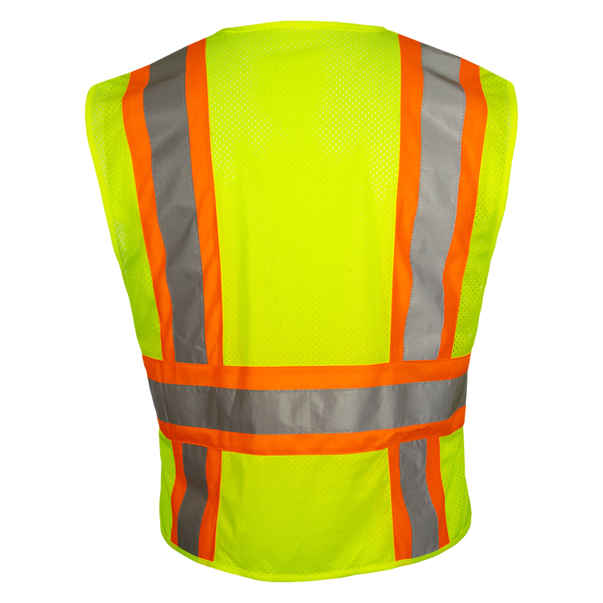 PIP Reflective Apparel 576ET ANSI Type R Class 2 Mesh Vest with Adjustable Side Wrap Closure