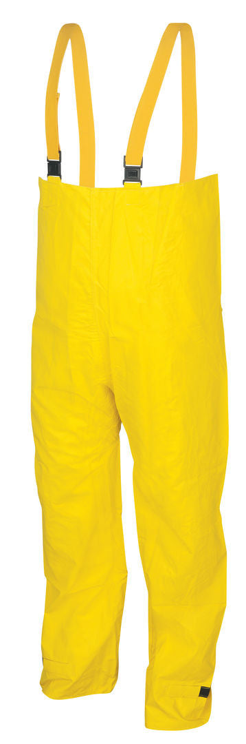 MCR Safety 8402 - Hydroblast Series Rain Gear - .35mm Neoprene / Nylon Rain Wear - 2 Piece Hydroblasting Rain Suit - Rain Jacket with Attached Hood and Bib Pants — manufacturer image 3