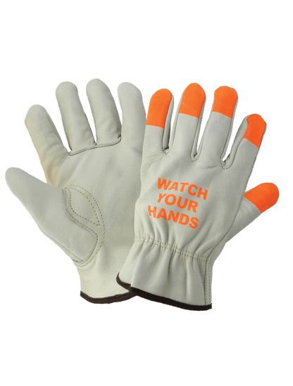 Global Glove - 3200WH - Leather Gloves - orange