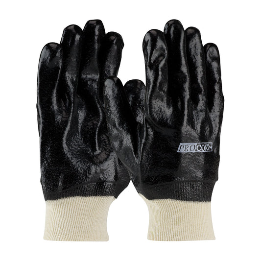 PIP 58-8015R – Premium PVC Dipped Glove with Interlock Liner and Semi-Rough Finish - Knit Wrist