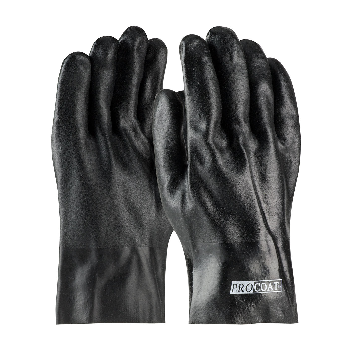 PIP 58-8020DD – Premium PVC Dipped Glove with Jersey Liner and Rough Acid Finish - 10" Length
