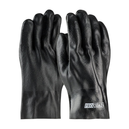 PIP 58-8020DD – Premium PVC Dipped Glove with Jersey Liner and Rough Acid Finish - 10" Length