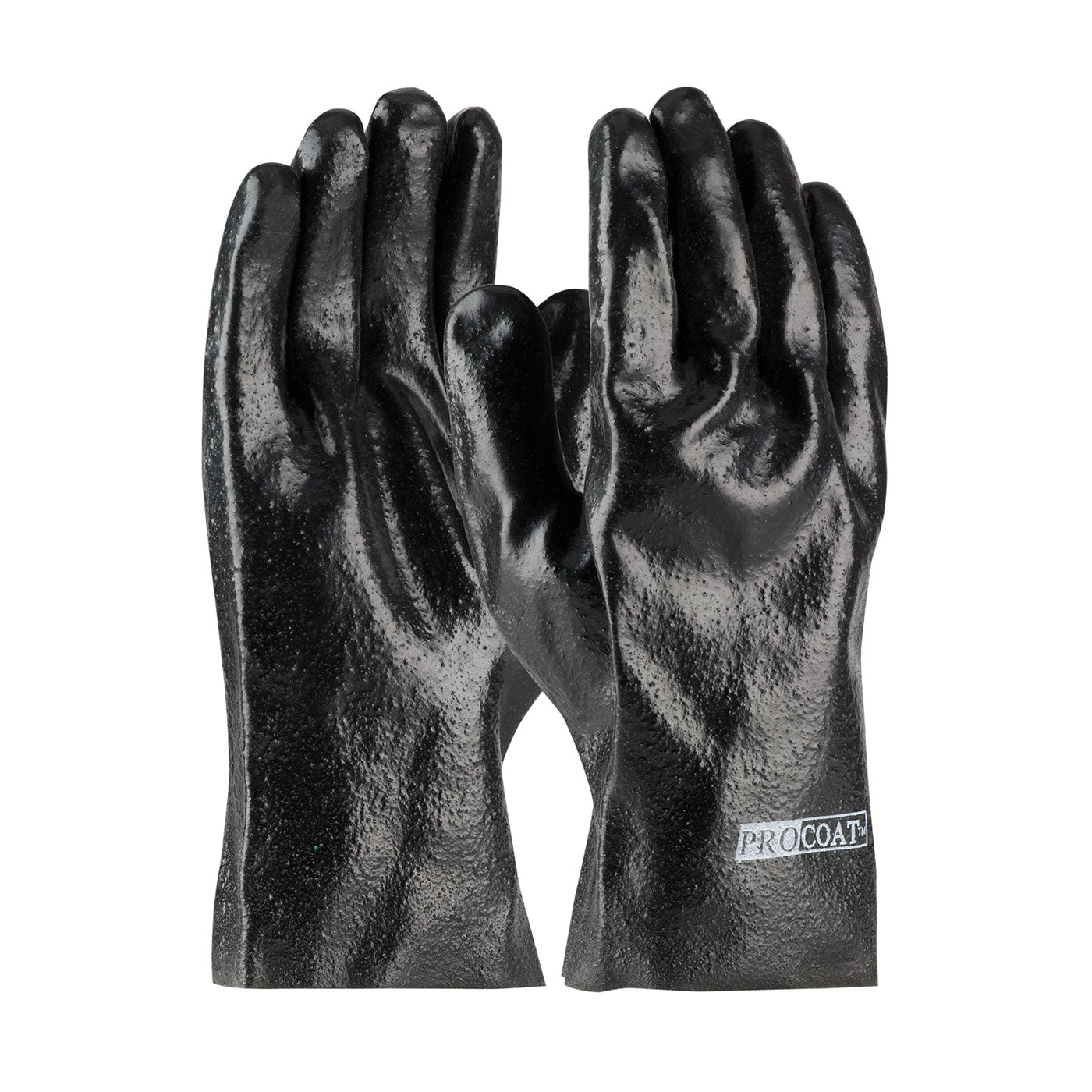PIP 58-8020R – Premium PVC Dipped Glove with Interlock Liner and Semi-Rough Finish - 10" Length