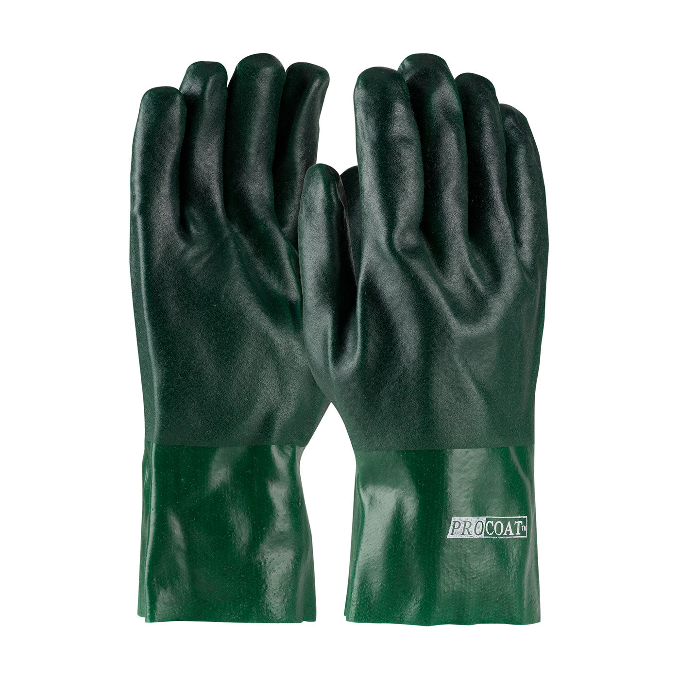 PIP 58-8025DD – Premium PVC Dipped Glove with Jersey Liner and Rough Acid Finish - 12" Length