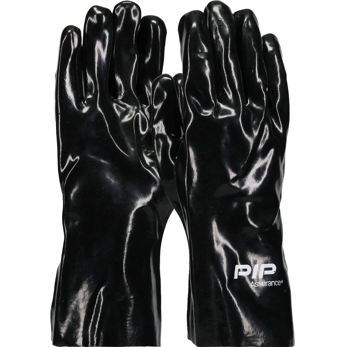 PIP 58-8030 – Premium PVC Dipped Glove with Interlock Liner and Smooth Finish - 12" Length
