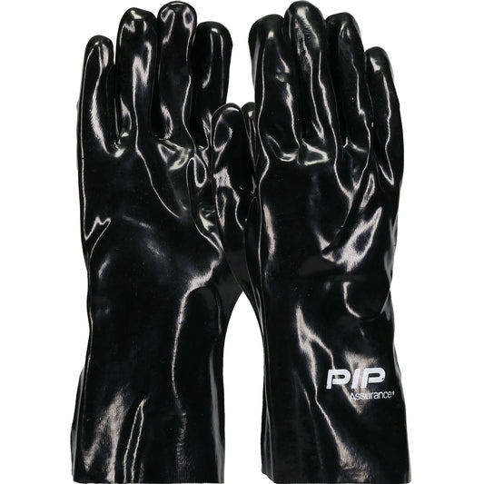 PIP 58-8030 – Premium PVC Dipped Glove with Interlock Liner and Smooth Finish - 12" Length
