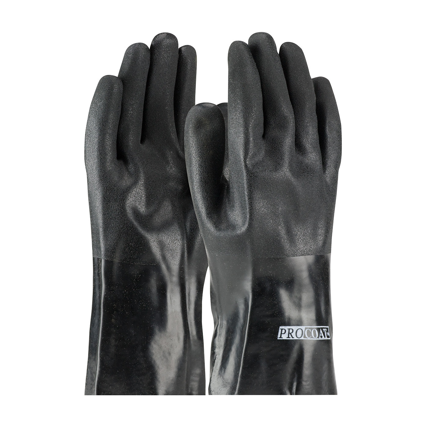 PIP 58-8030DD – Premium PVC Dipped Glove with Jersey Liner and Rough Acid Finish - 12" Length