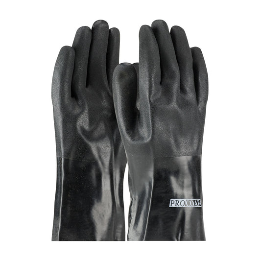 PIP 58-8030DD – Premium PVC Dipped Glove with Jersey Liner and Rough Acid Finish - 12" Length
