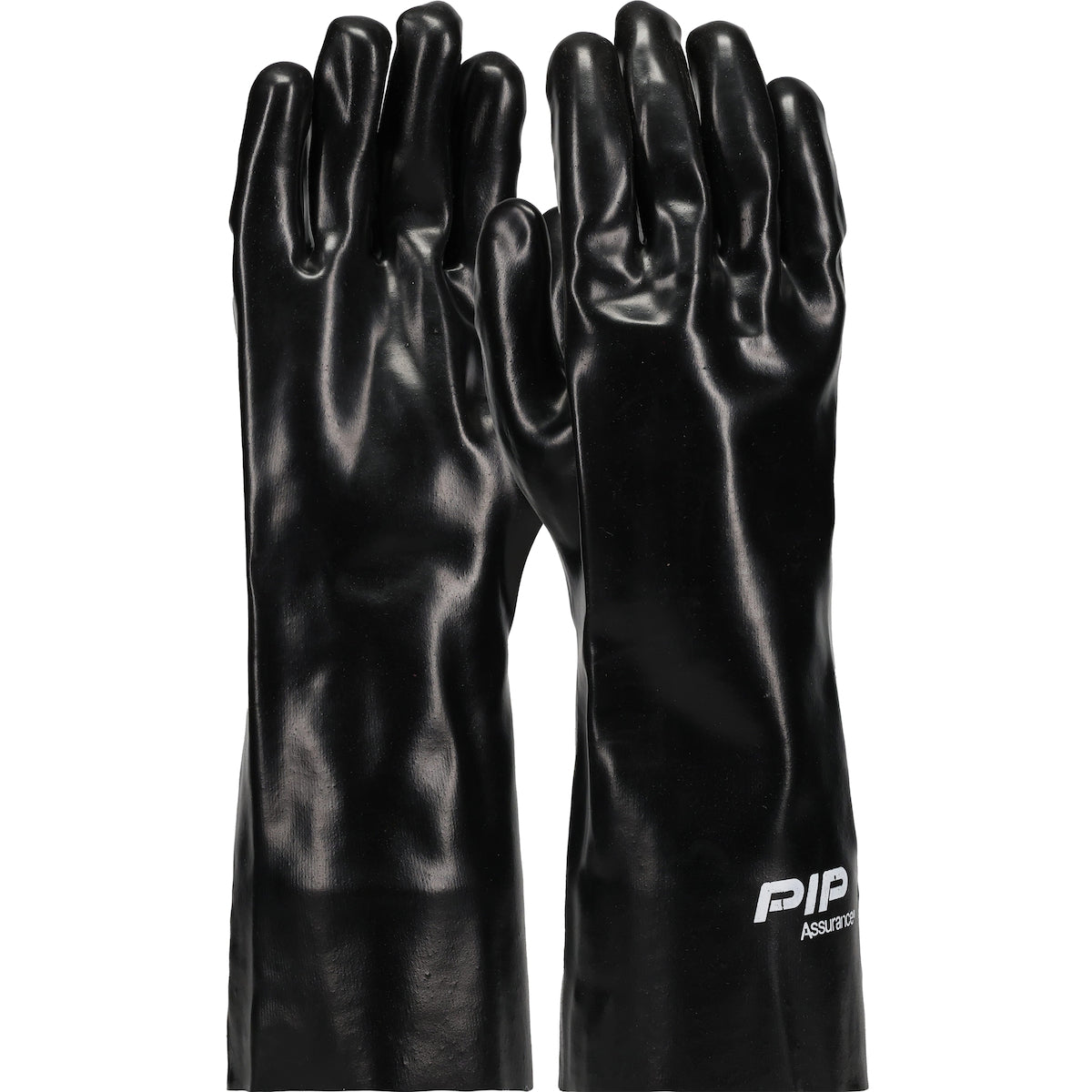 PIP 58-8040 – Premium PVC Dipped Glove with Interlock Liner and Smooth Finish - 14" Length