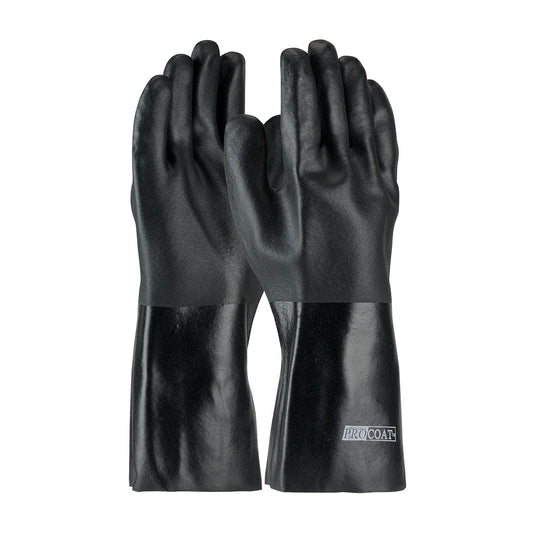 PIP 58-8040DD – Premium PVC Dipped Glove with Jersey Liner and Rough Acid Finish - 14" Length