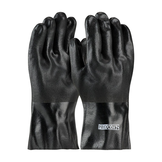 PIP 58-8230DD – Premium PVC Dipped Glove with Jersey Liner and Rough Sandy Finish - 12" Length