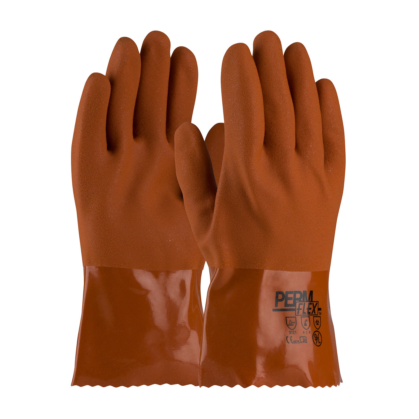 PIP 58-8650 – Cold Resistant PVC Glove with Seamless Liner and Rough Coating - 10"