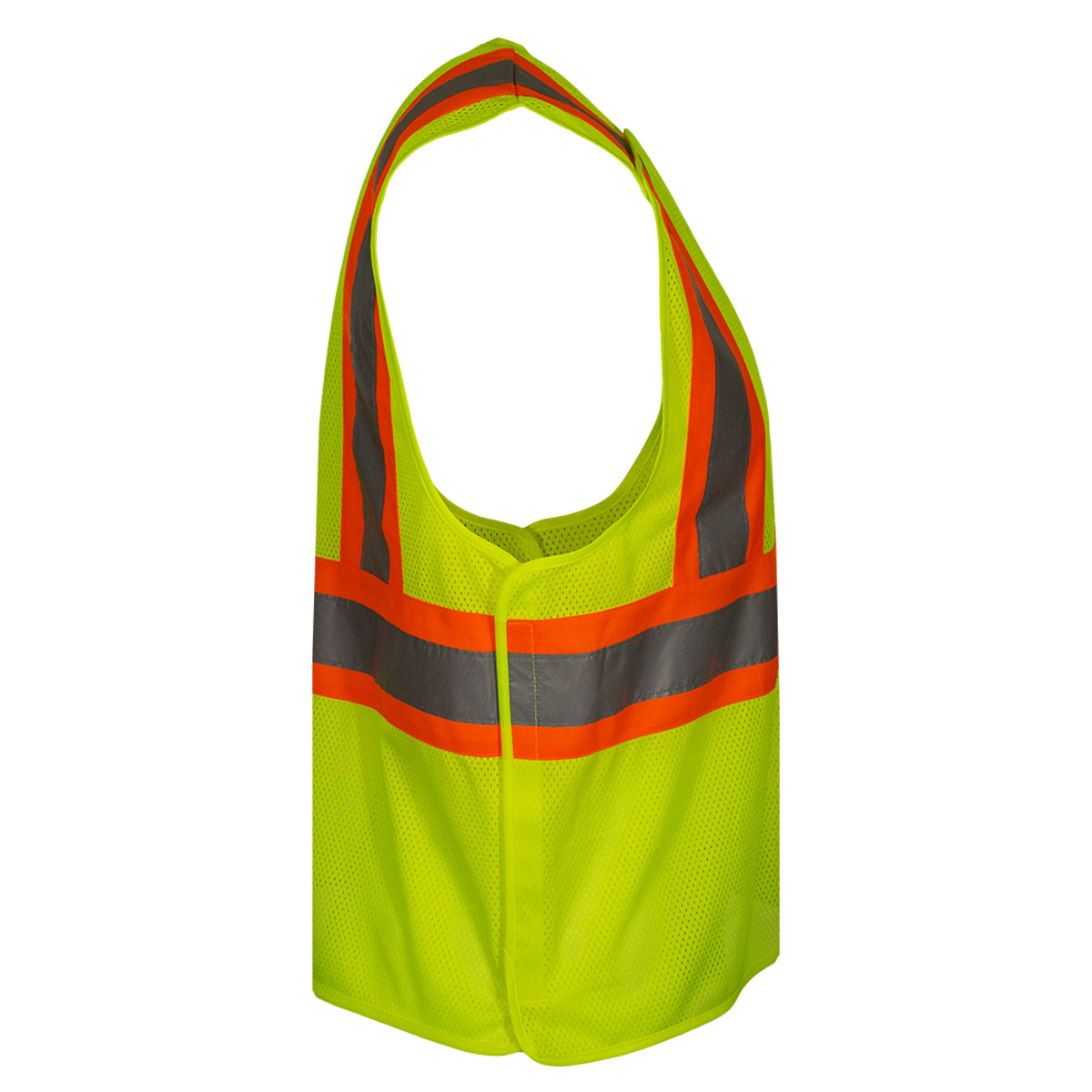 PIP Reflective Apparel 582CS ANSI Type R Class 2 Value Breakaway Mesh Vest with Drop Shoulders