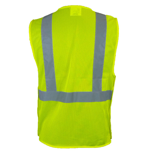 PIP Reflective Apparel 582ET ANSI Type R Class 2 Value Breakaway Mesh Vest with Drop Shoulders