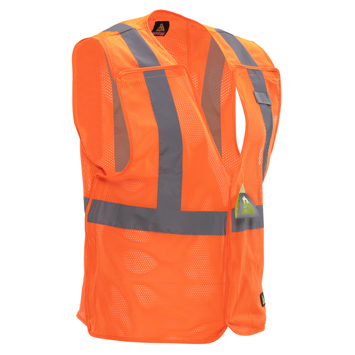 PIP Reflective Apparel 582ET ANSI Type R Class 2 Value Breakaway Mesh Vest with Drop Shoulders