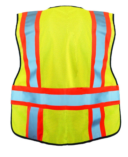 Mesh Two-Tone Expandable 5-Pt. Breakaway Vest