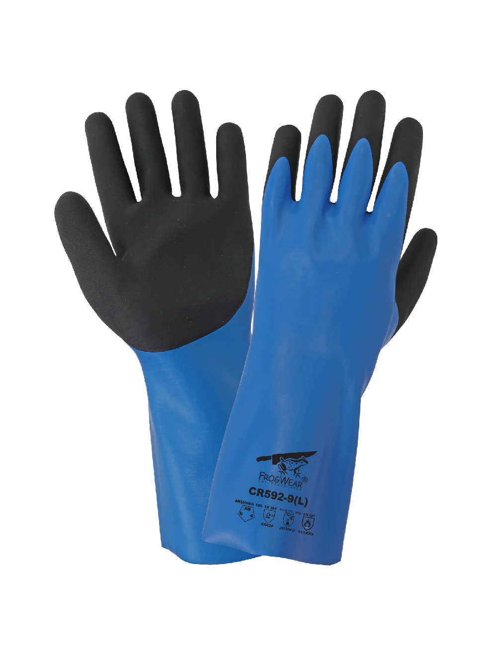 FrogWear® CR592 Chemical Handling Gloves - cut level A5 - tan