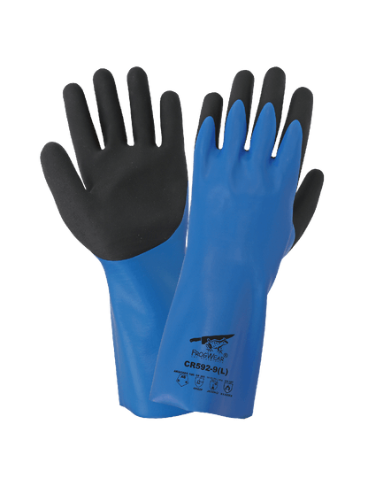FrogWear® CR592 Chemical Handling Gloves - cut level A5 - tan