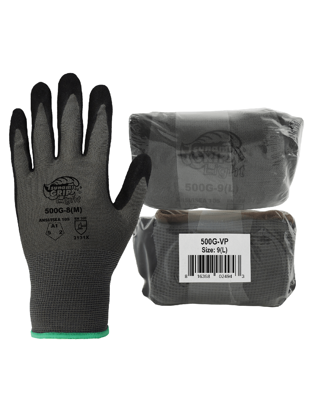 Tsunami 500G-VP Cut Resistant Gloves - cut level A1 - tan