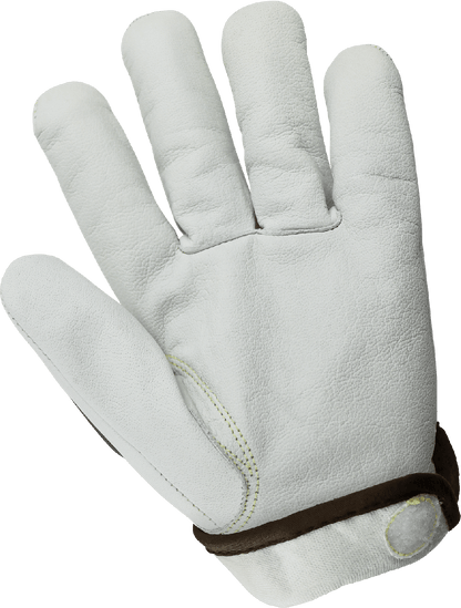 Global Glove - CIA7700 - Leather Drivers Gloves - cut level A7 - red