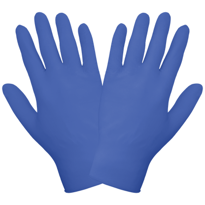 725PF Royal Blue Disposable Nitrile Gloves - original manufacturer view; Case of 10 dispensers