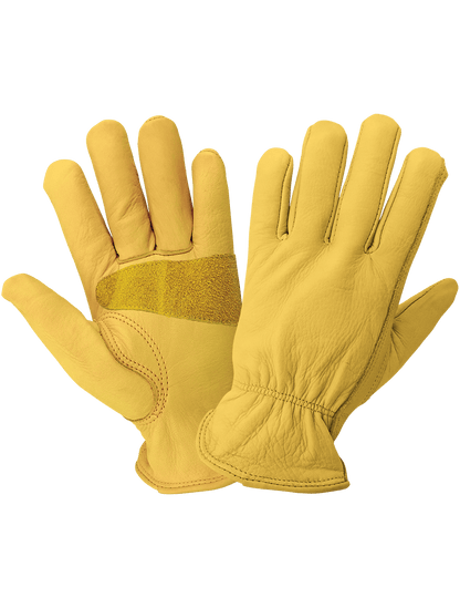 Global Glove - 3100 - Leather Drivers Gloves - red
