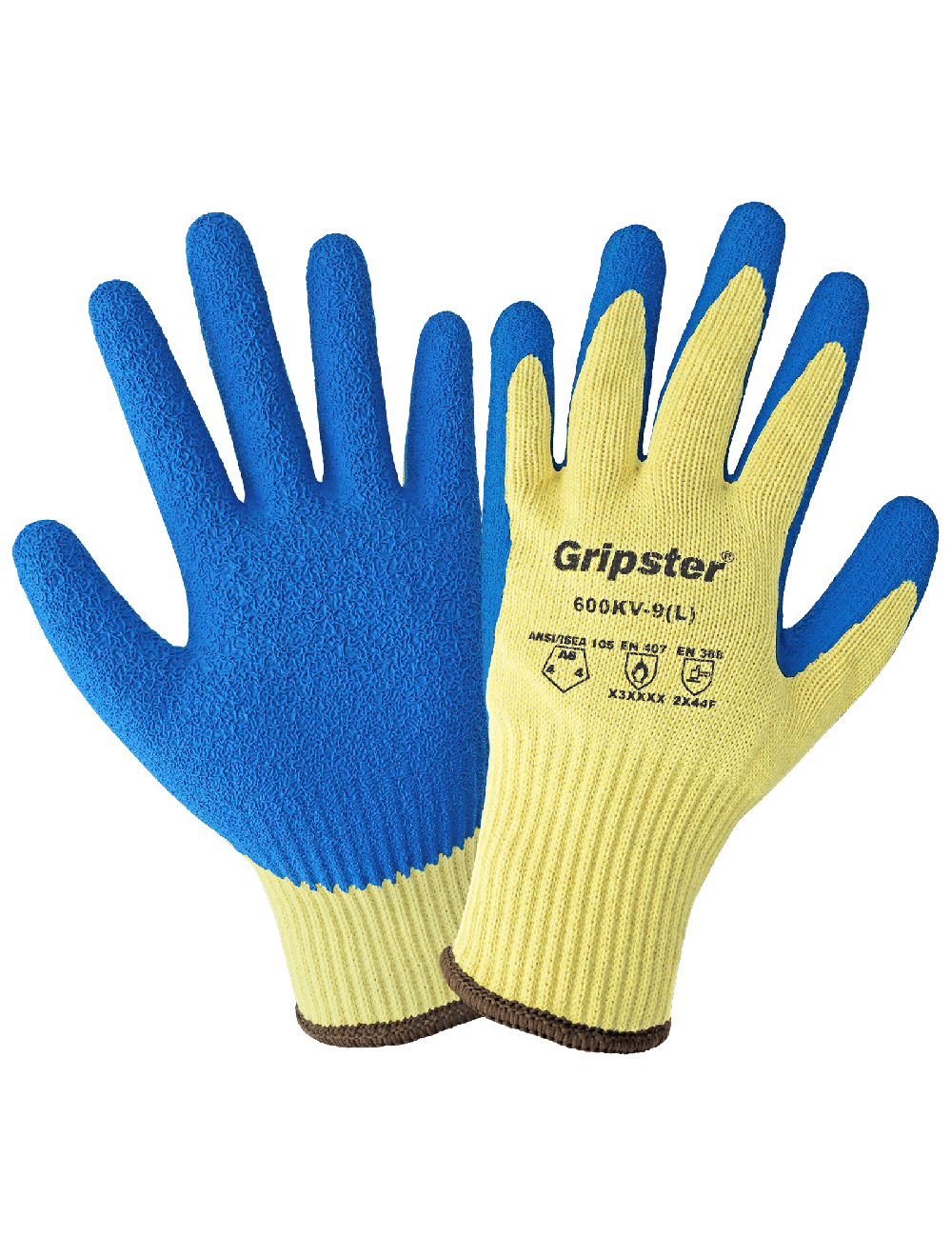 Gripster® High-Performance Rubber Coated Aralene® Gloves with Cut, Abrasion, and Puncture Resistance - 600KV