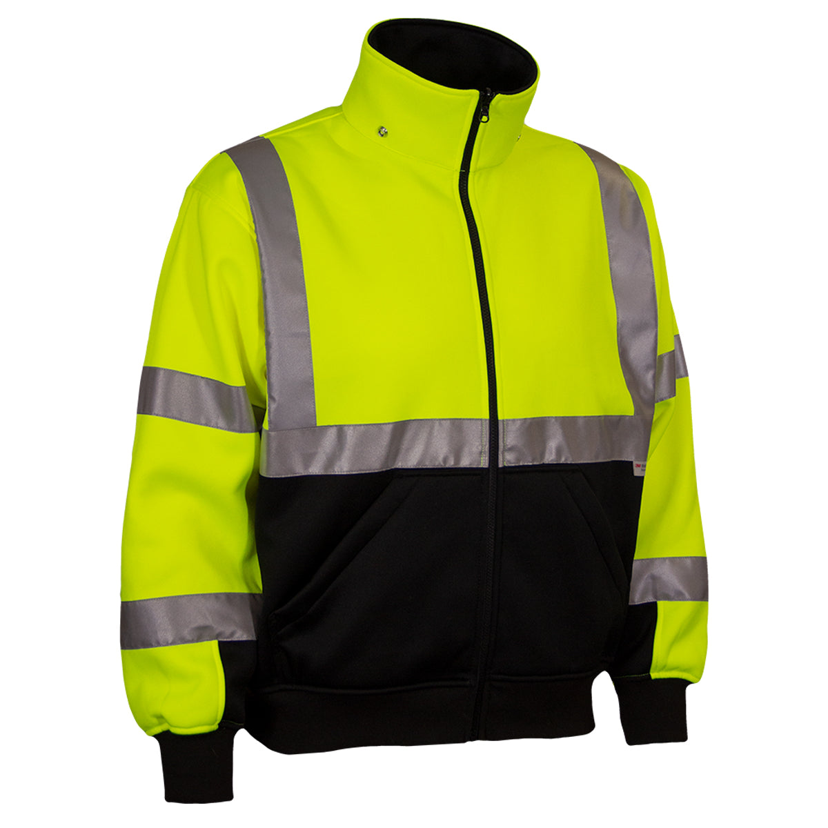PIP Reflective Apparel 602ST ANSI Type R Class 3 Sweatshirt with Removable Hood - Systems Gear