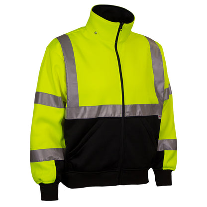 PIP Reflective Apparel 602ST ANSI Type R Class 3 Sweatshirt with Removable Hood - Systems Gear