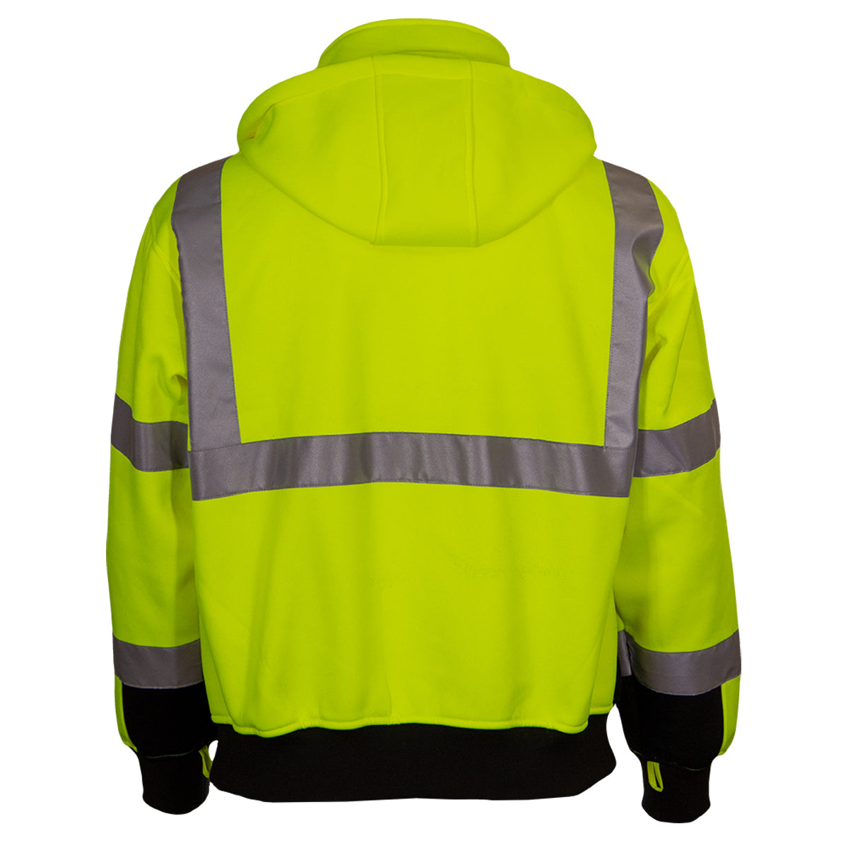 PIP Reflective Apparel 602ST ANSI Type R Class 3 Sweatshirt with Removable Hood - Systems Gear
