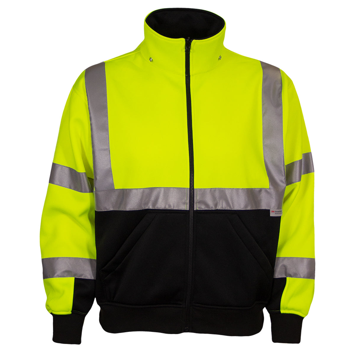 PIP Reflective Apparel 602ST ANSI Type R Class 3 Sweatshirt with Removable Hood - Systems Gear