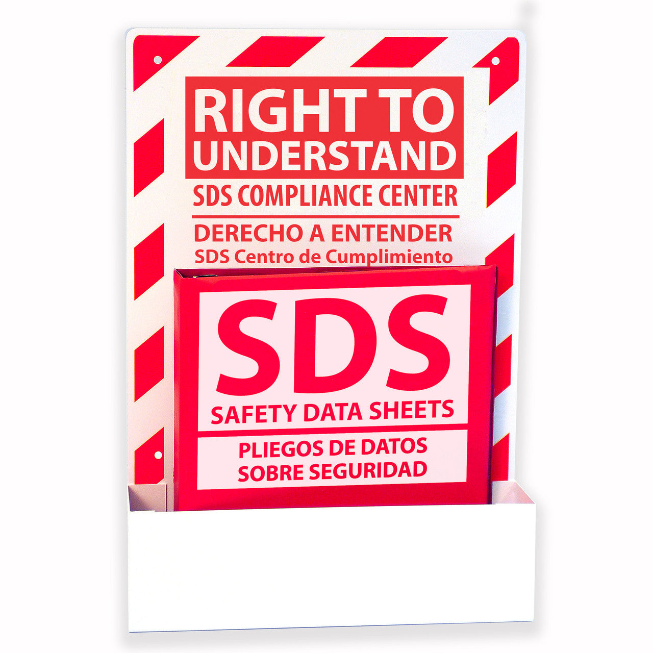 ZING GHS-SDS Station - Single, Bilingual - Empty - official Zing product image 1