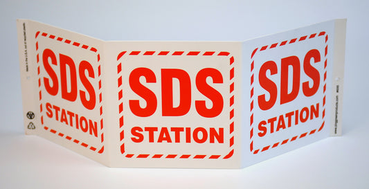 ZING Sign, SDS Station, Triview, Standard, GHS - official Zing product image 1