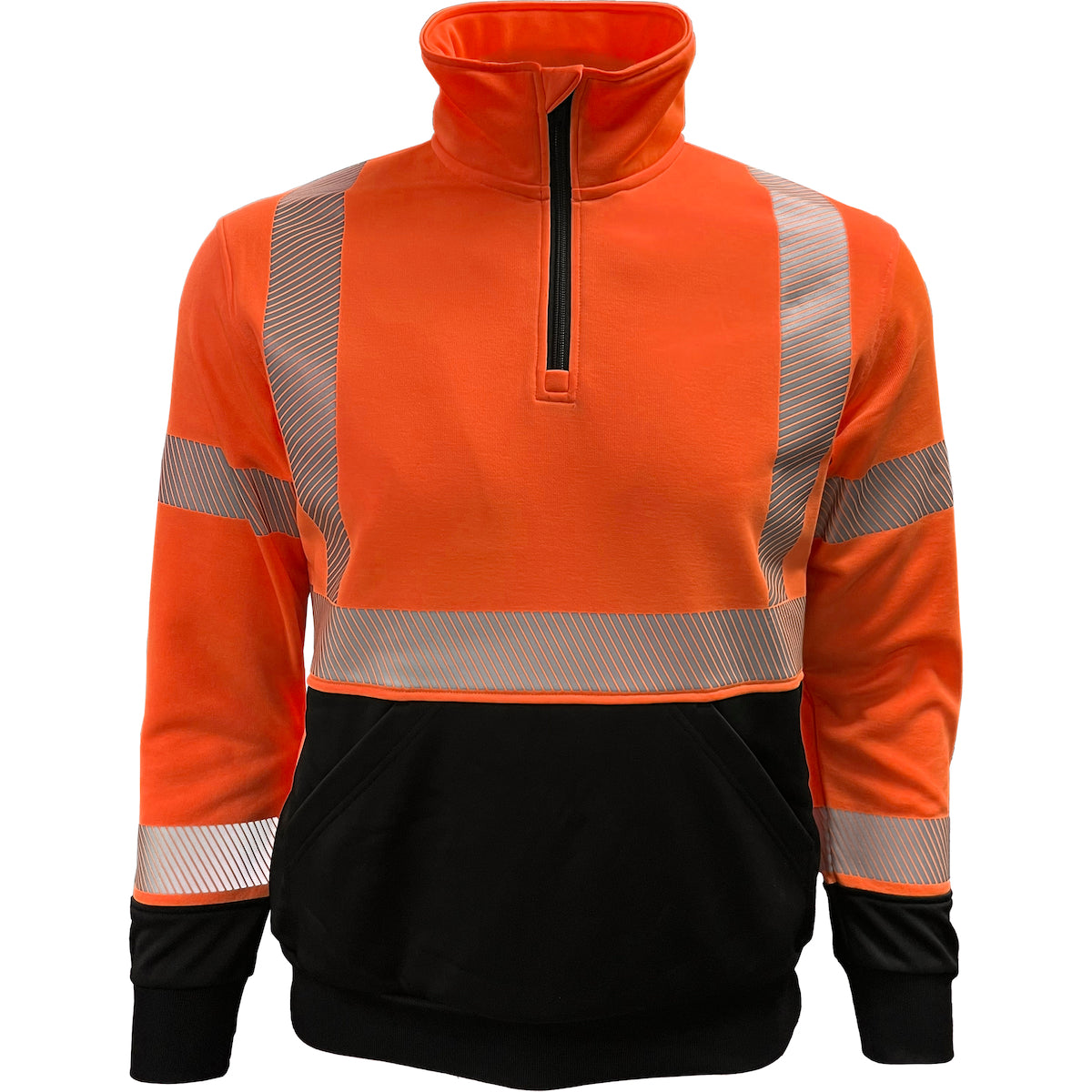 Reflective Apparel 605CT – ANSI Type R Class 3 Quarter-Zip Pullover Sweatshirt