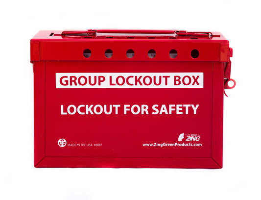 ZING Group Lockout Box - Stainless Steel - official Zing product image 1
