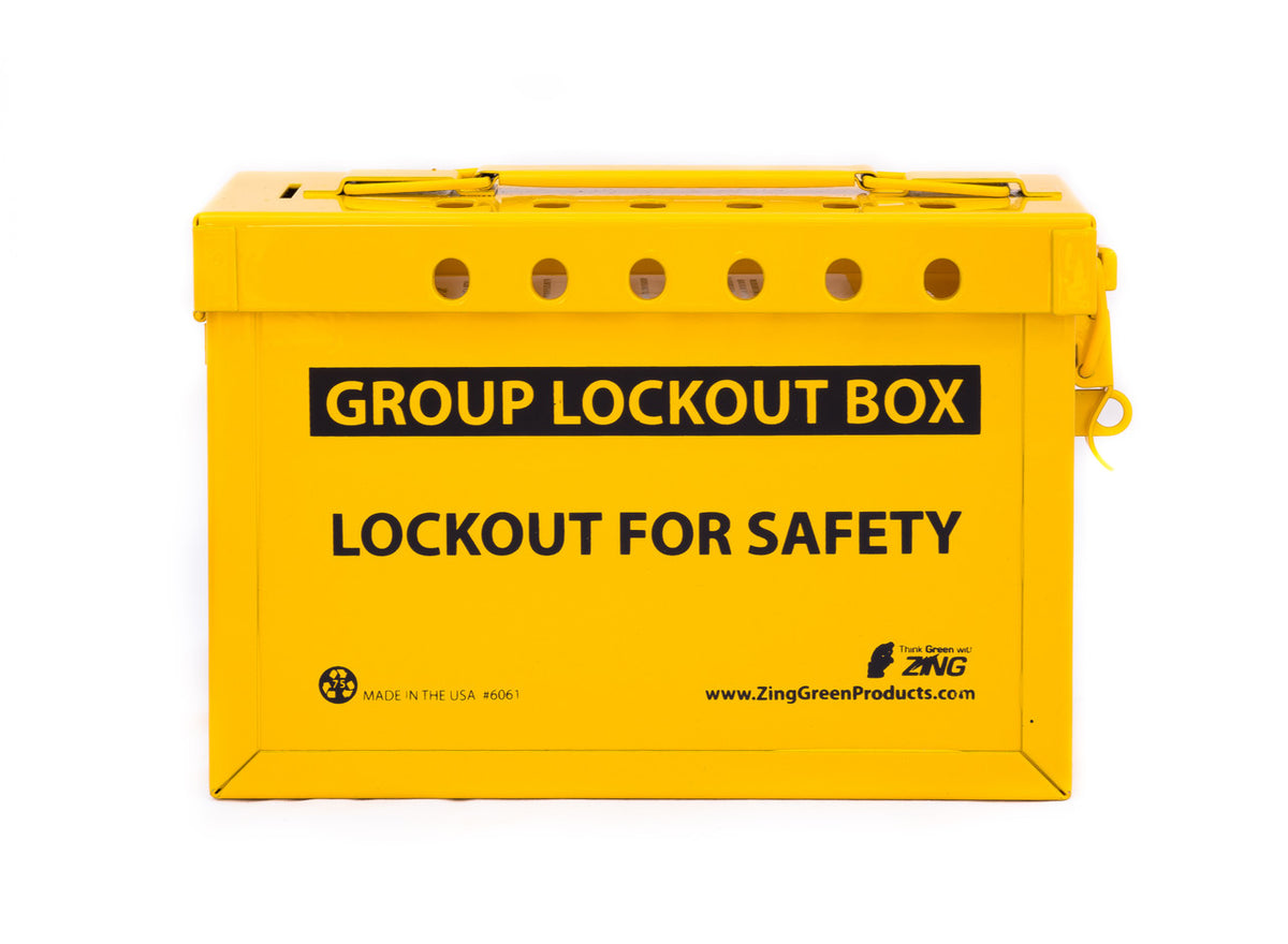 ZING Group Lockout Box - Stainless Steel - official Zing product image 1