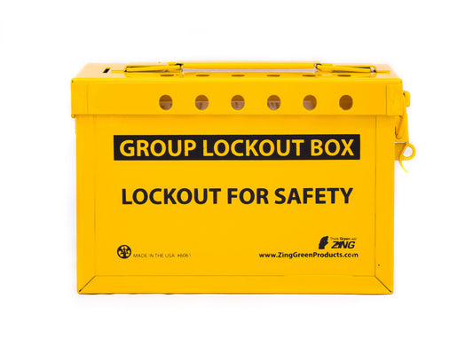 ZING Group Lockout Box - Stainless Steel - official Zing product image 1