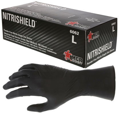 Nitrile Disposable Gloves, 6 Mil, Powder-Free, Fentanyl-Rated, Textured Grip