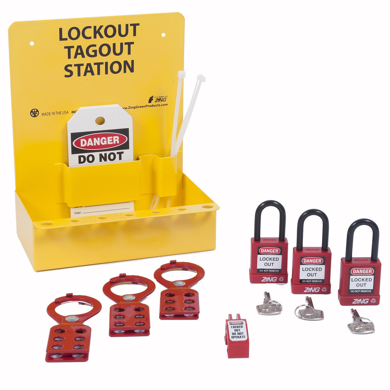 ZING Mini Lockout Station - Metal, Stocked - official Zing product image 1