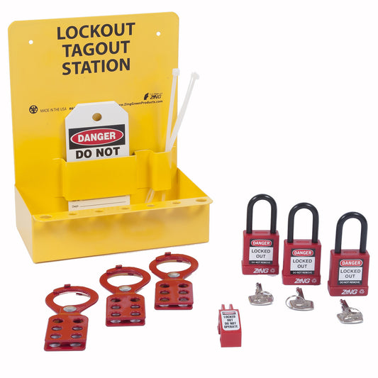 ZING Mini Lockout Station - Metal, Stocked - official Zing product image 1