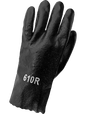 Economy 610R Chemical Handling Gloves - pvc - black