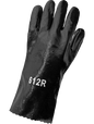 Global Glove - 612R - Chemical Handling Gloves - pvc coating - black