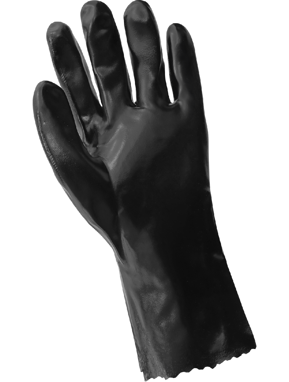 Global Glove - 612S - Chemical Handling Gloves - pvc coating - black
