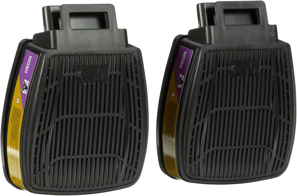 3M™ Secure Click™ Multi-Gas/Vapor Cartridge/Filter P100 D80926, 2 EA / PK