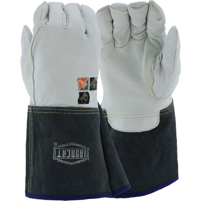PIP Ironcat - AR Premium Kidskin Leather TIG Welder' Gloves with Para-Aramid Cut Lining and Kevlar Stitching -, Model 6144